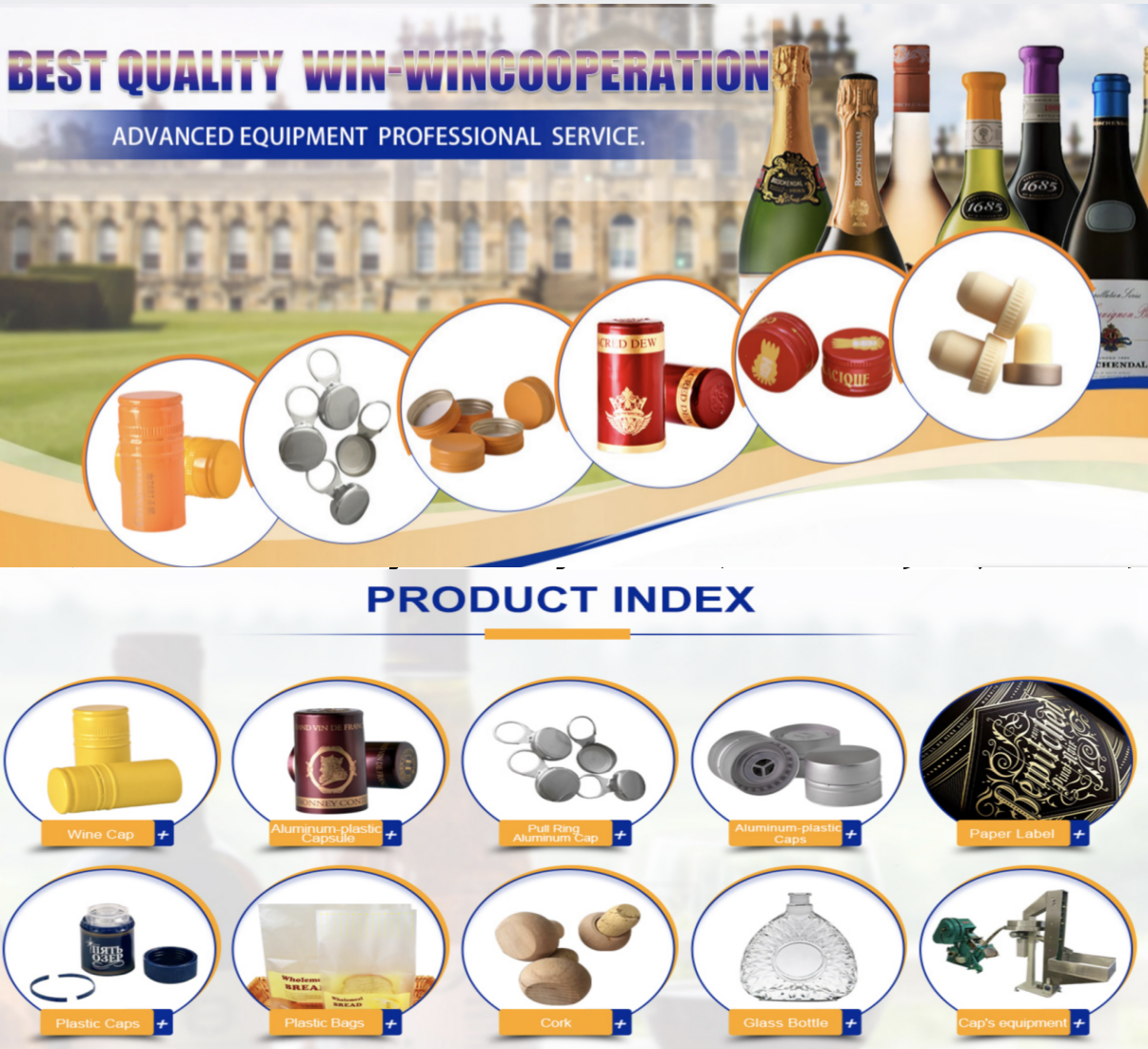 750 ml factory brandy glass bottle