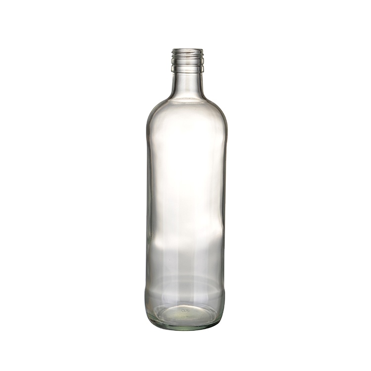 750 ml liquor glass bottle