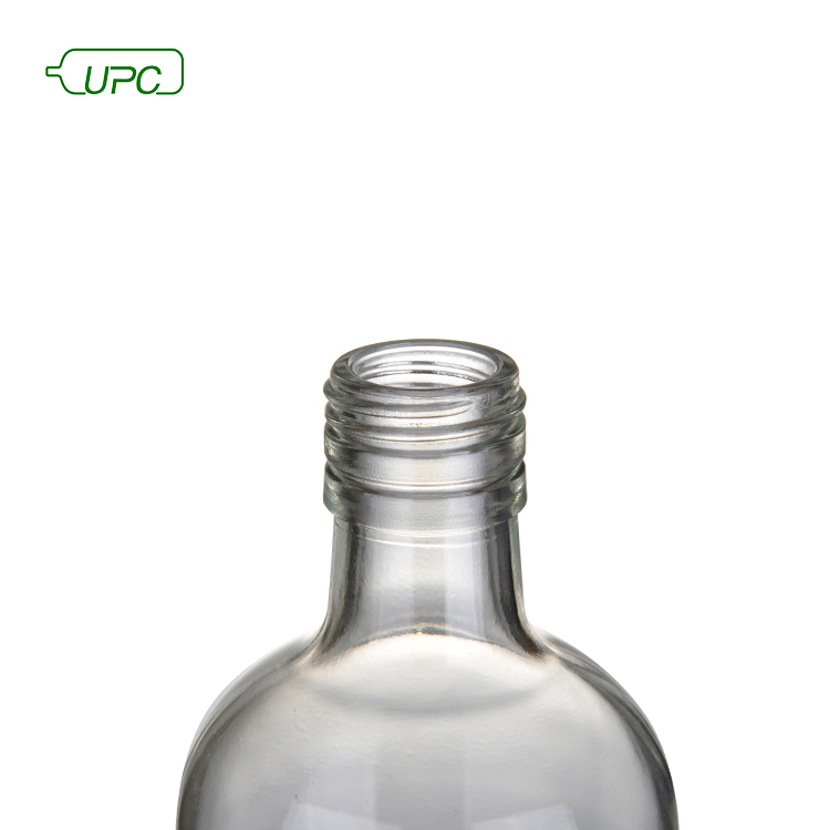 750 ml liquor glass bottle