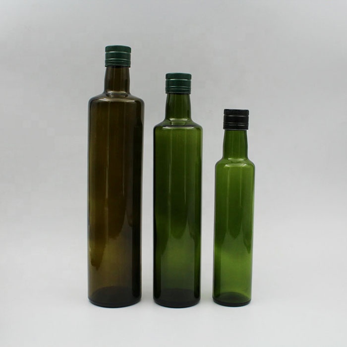 750ml(25.36 fl oz) Black Ultraviolet Square Glass Oil Bottle with Plastic Pour Spout 250ml 500ml 1000ml