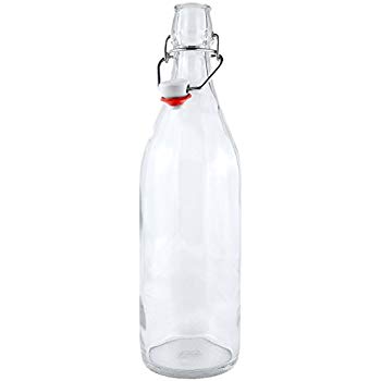 750ml 330ml glass beer bottle with swing top amber or flint glass bottle