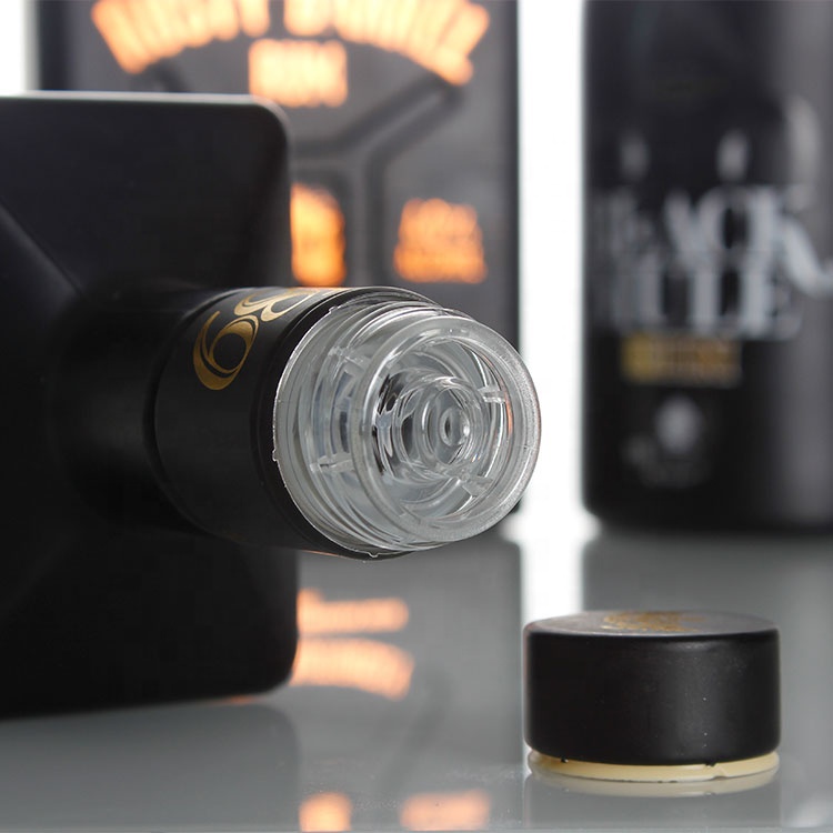 750ml 700ml bespoke silk screen decal printing spraying embossing logo black vodka gin rum whiskey whisky glass bottle