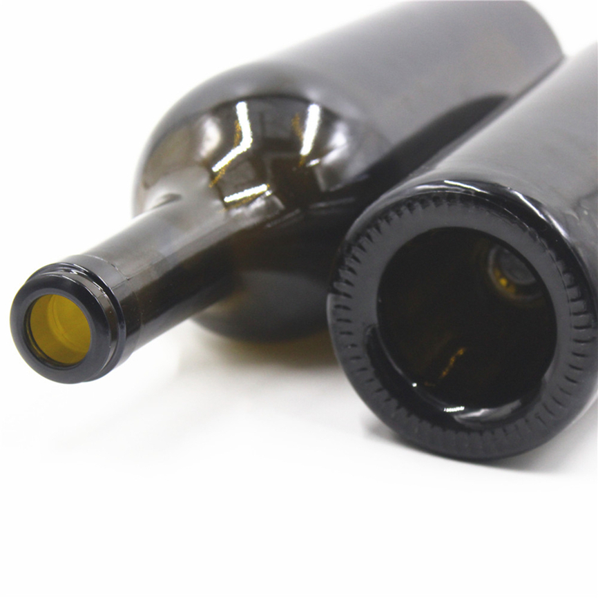 750ml 75cl cork top heavy tall dark green antique green Bordeaux glass claret red wine bottle