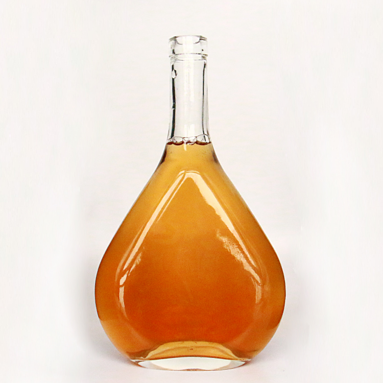750ml Big Glass Bottle With Cork For Vodka Spirit Wine