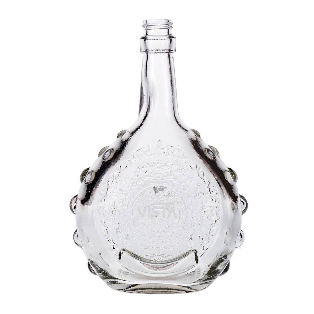 750ml Brandy Normal Flint Glass Bottle Screw Cap glass bottles