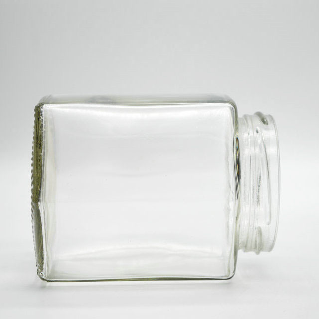 750ml Clear Customized Bee Shaped Hexagonal Honey Hermetic Glass Jar