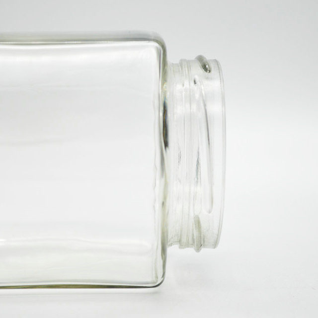 750ml Clear Customized Bee Shaped Hexagonal Honey Hermetic Glass Jar