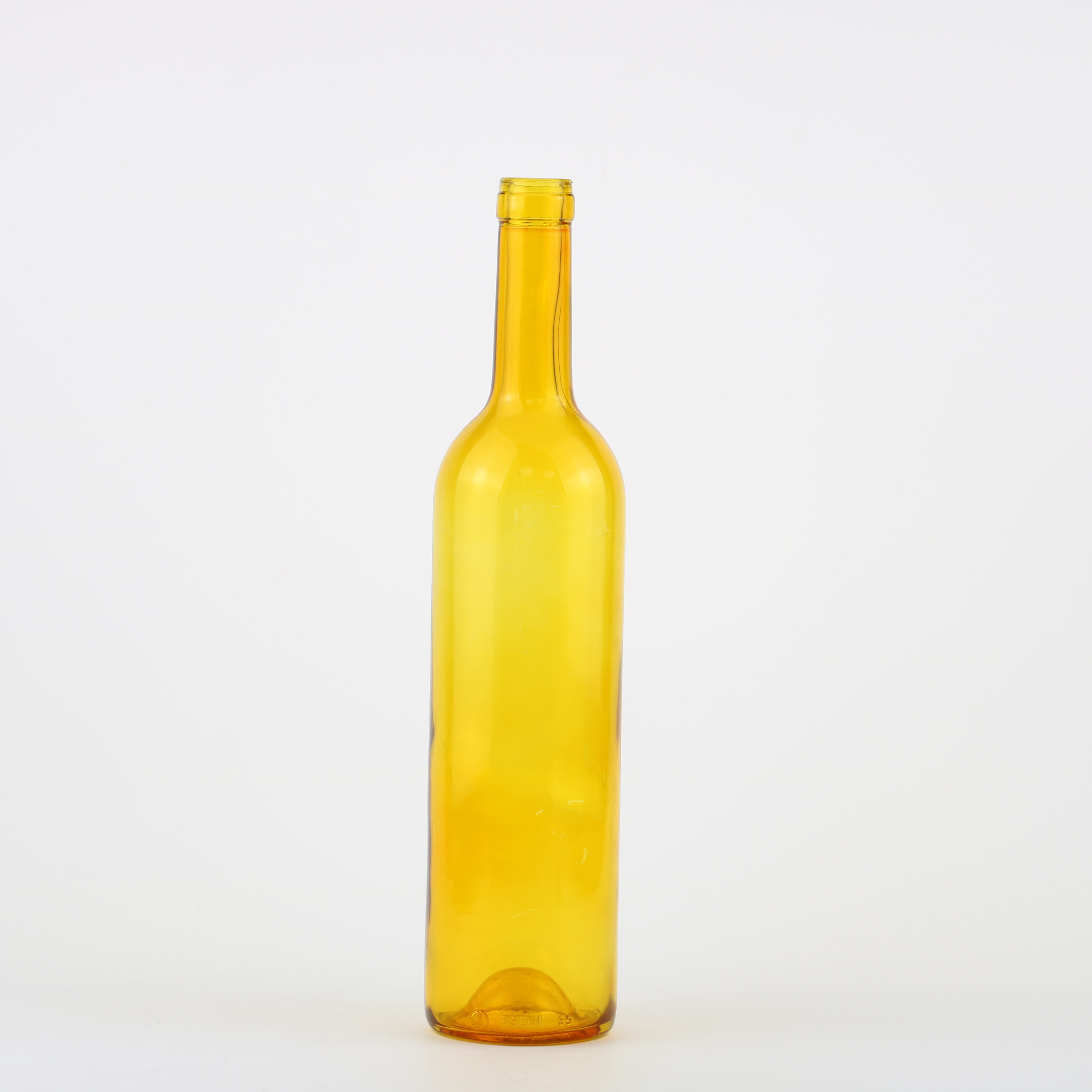 750ml Colourful Ice Wine Glass Bottle Long Neck High quality Empty Sweet Wine Bottle with cork