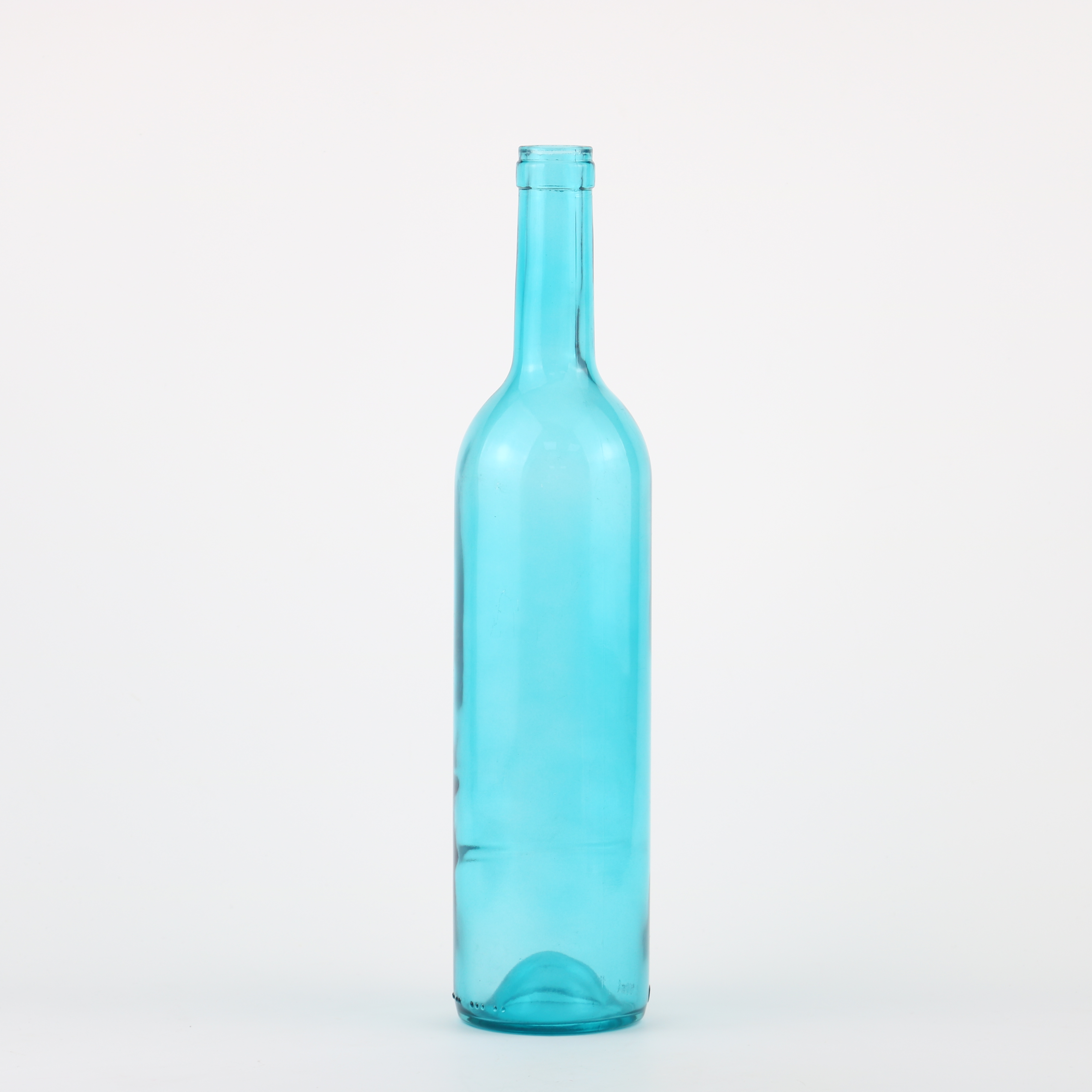 750ml Colourful Ice Wine Glass Bottle Long Neck High quality Empty Sweet Wine Bottle with cork