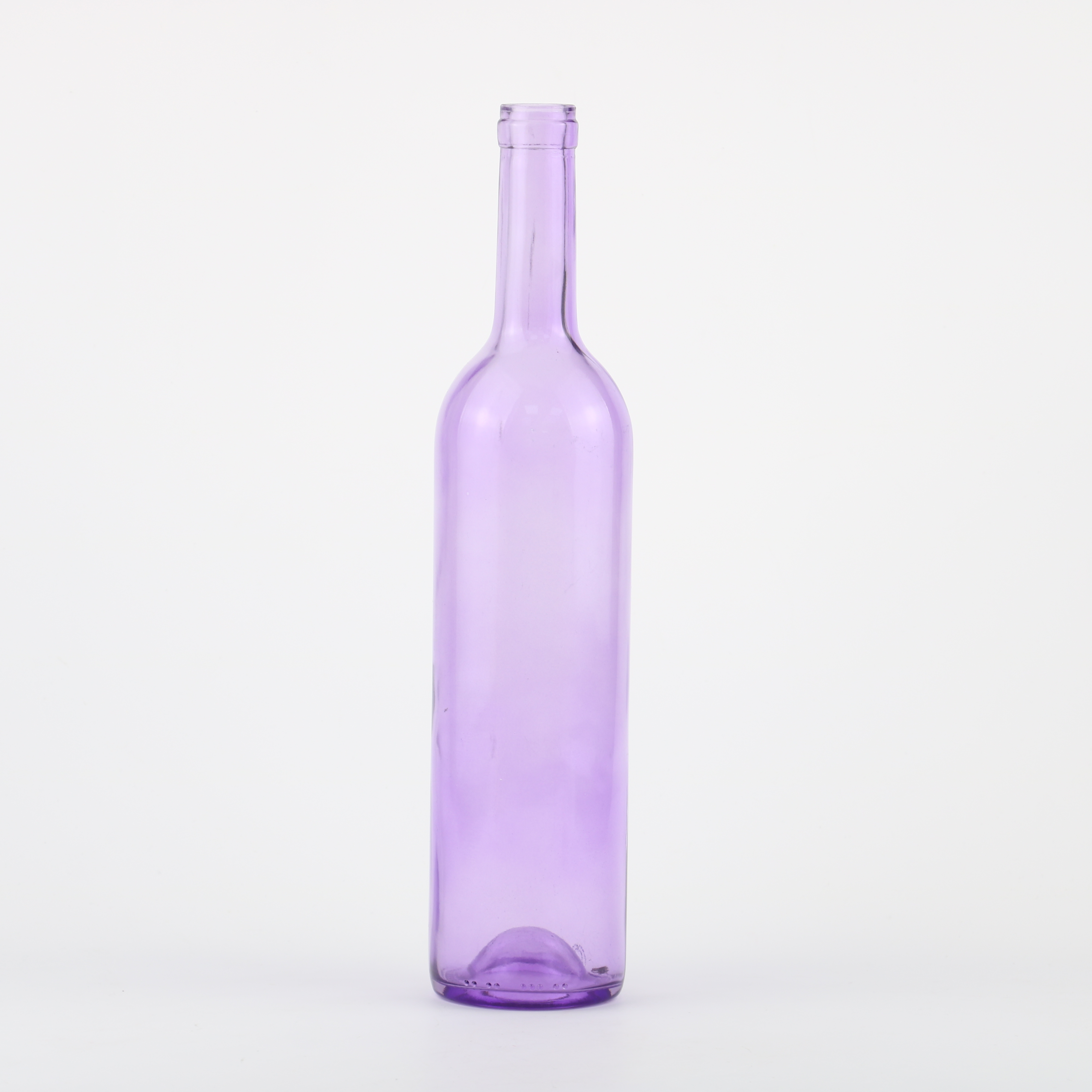 750ml Colourful Ice Wine Glass Bottle Long Neck High quality Empty Sweet Wine Bottle with cork