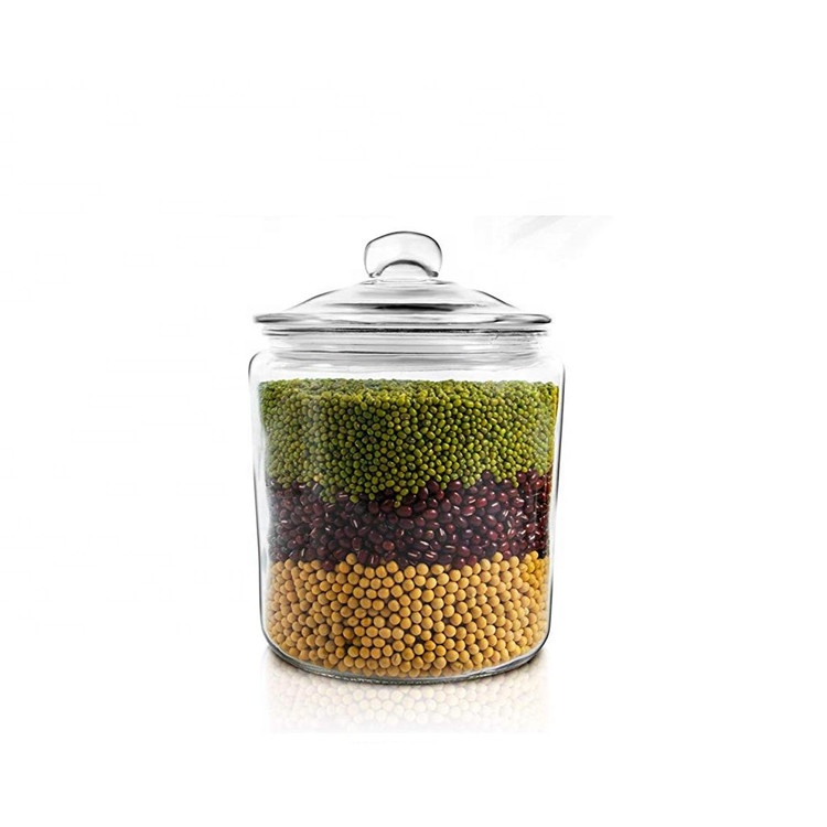 750ml Glass Storage Jars With Glass airtight lid