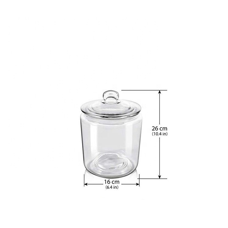 750ml Glass Storage Jars With Glass airtight lid