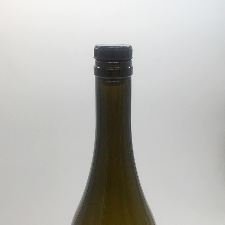 750ml Glass wine bottle with wooden cork lid