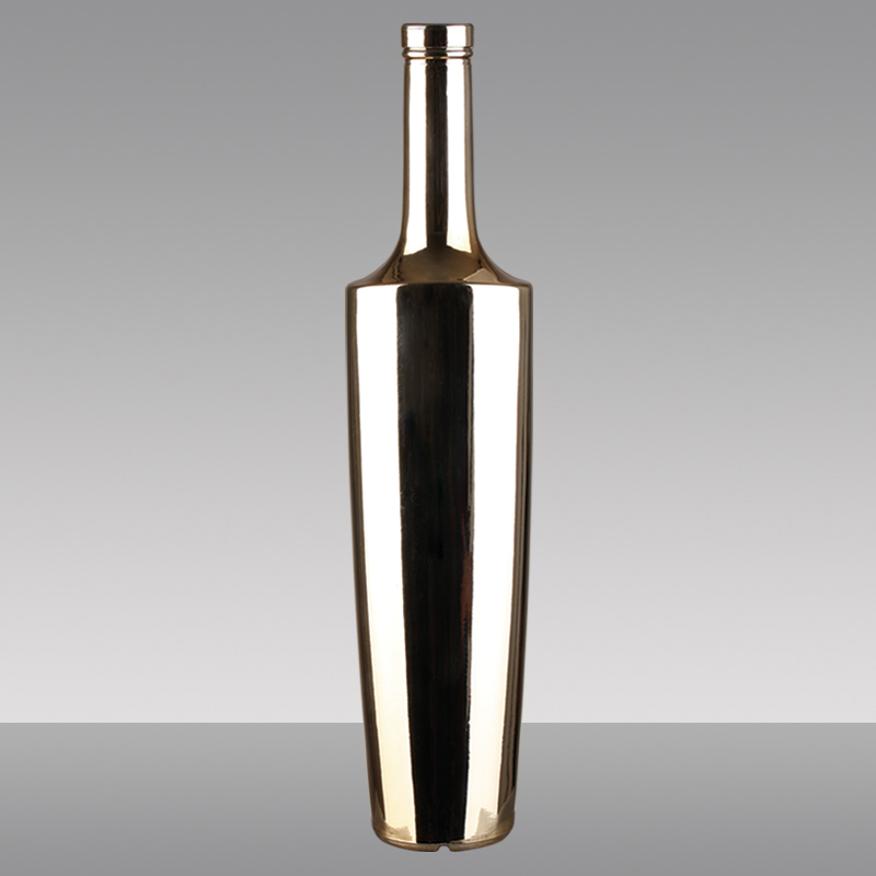 750ml Gold Wine Electroplated Champagne Wine Bottle