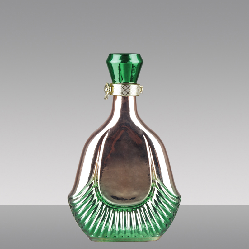 750ml Gold Wine Electroplated Champagne Wine Bottle