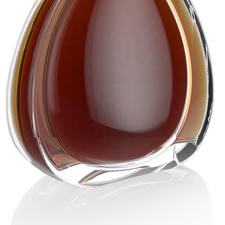 750ml black glass liquor bottles blue glass liquor bottle flint cork top glass bottle liquor 500ml