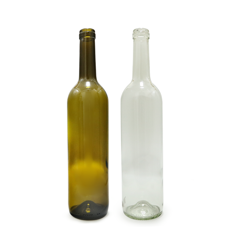 750ml clear color pisco wine bottle CY-354