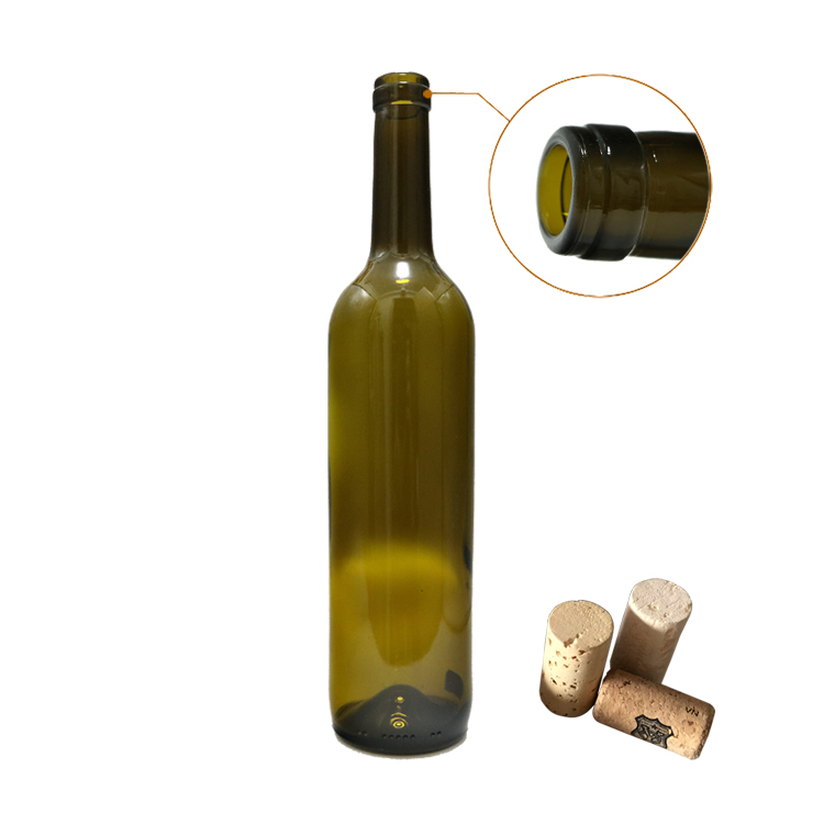 750ml clear color pisco wine bottle CY-354