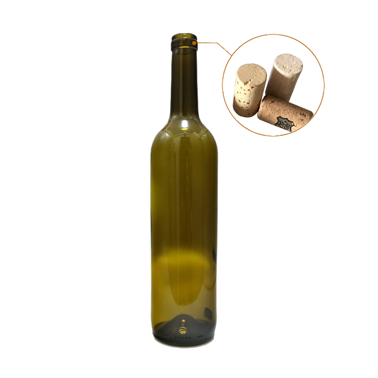 750ml clear color pisco wine bottle CY-354