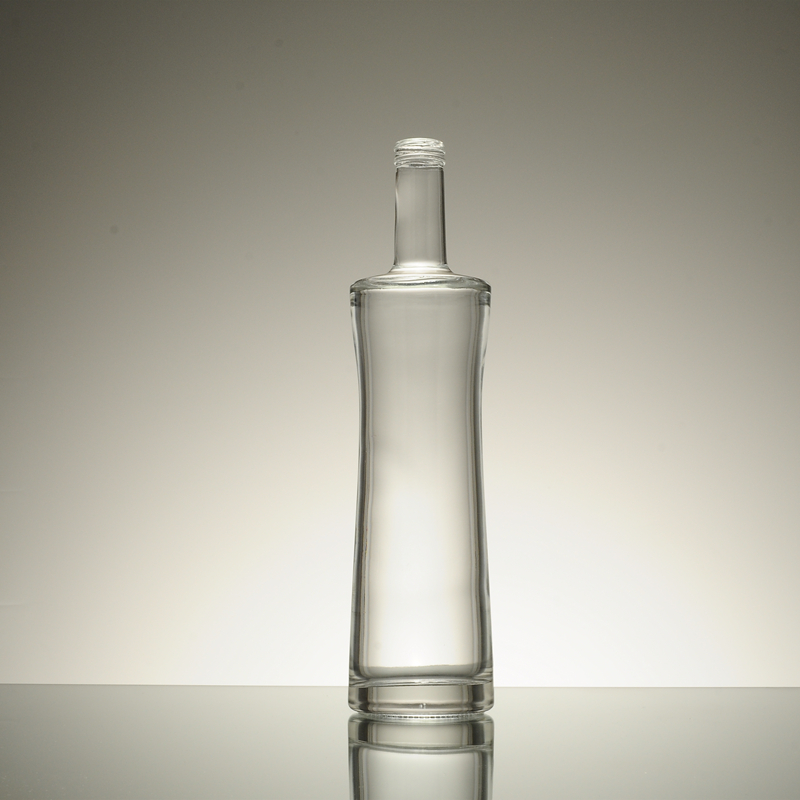750ml empty whisky glass bottle square 700ml