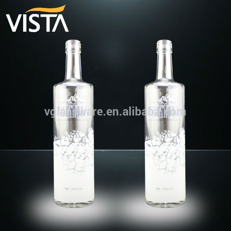 750ml glass bottle with screw cap