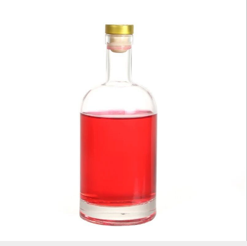 750ml glass vodka bottle glass rum bottle