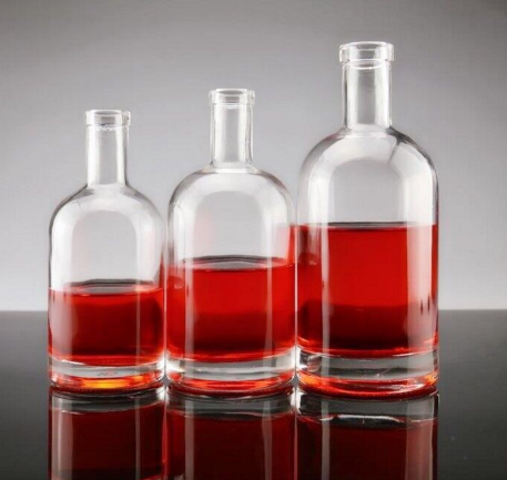 750ml glass vodka bottle glass rum bottle