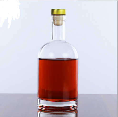 750ml glass vodka bottle glass rum bottle