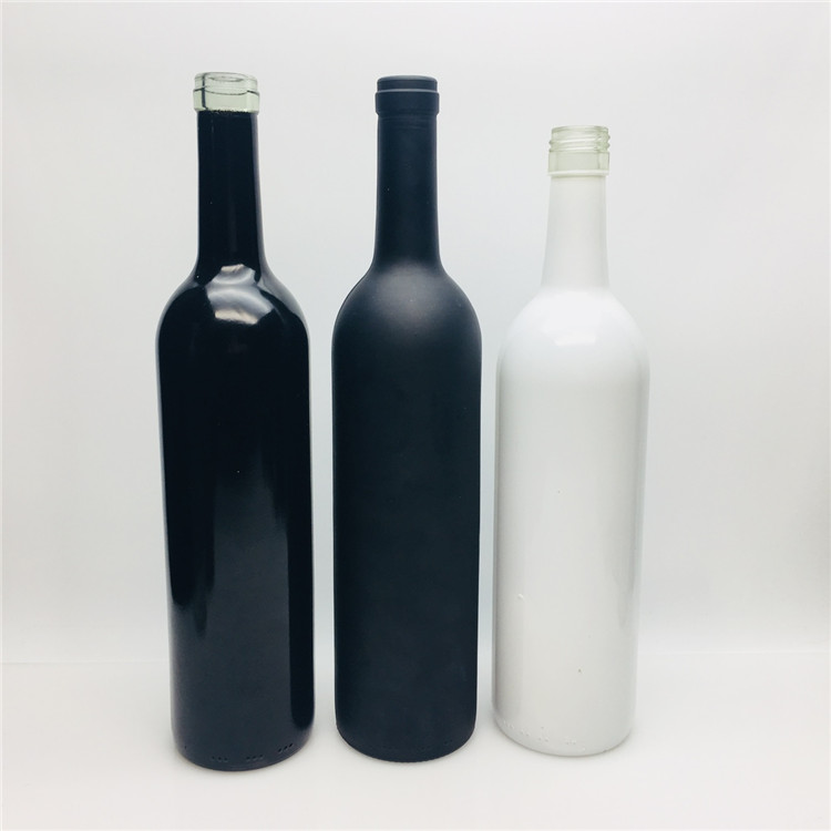 750ml green or black wine glass bottles for red wine,beer,champagne with cork or lid