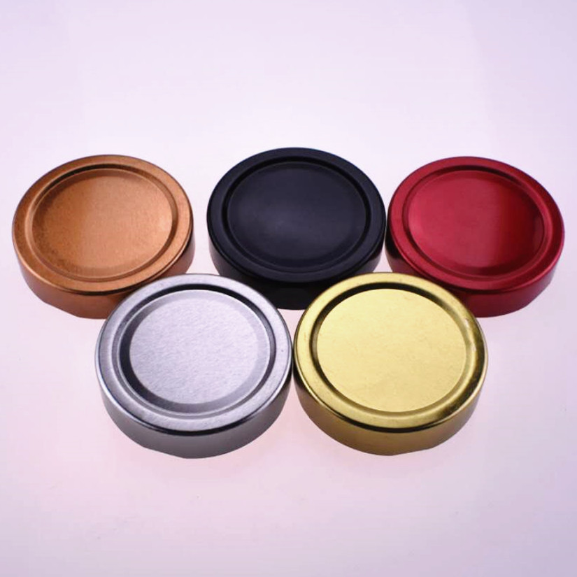 750ml round clear fruit jam grain chili sauce with high black lid customize the color of the sauce glass Jjars