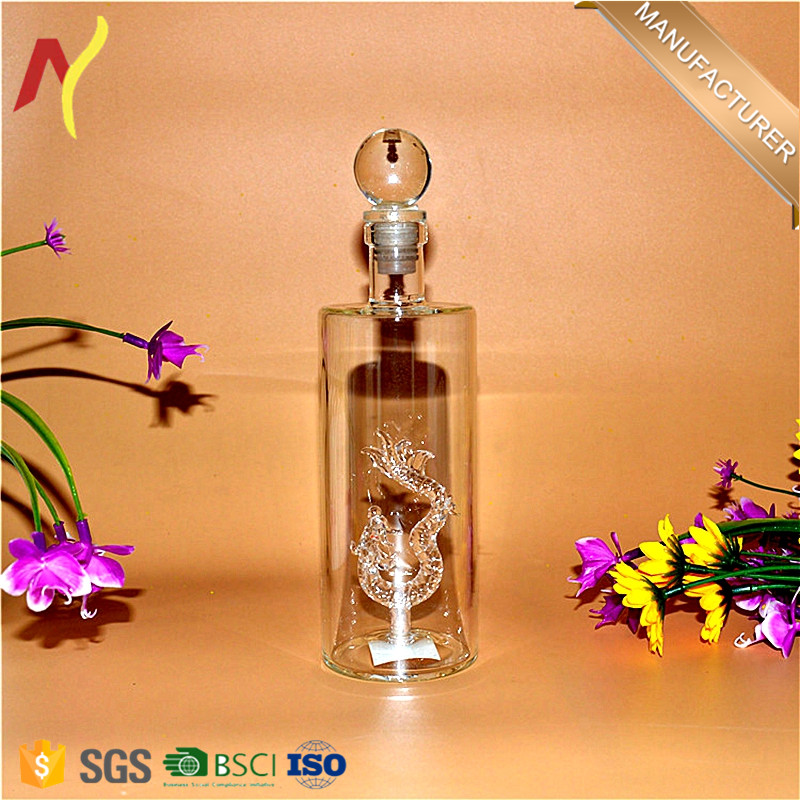 750ml round royal dragon vodka bottle for tequila and brandy