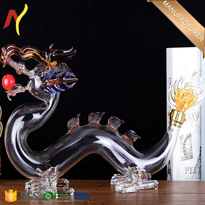 750ml round royal dragon vodka bottle for tequila and brandy