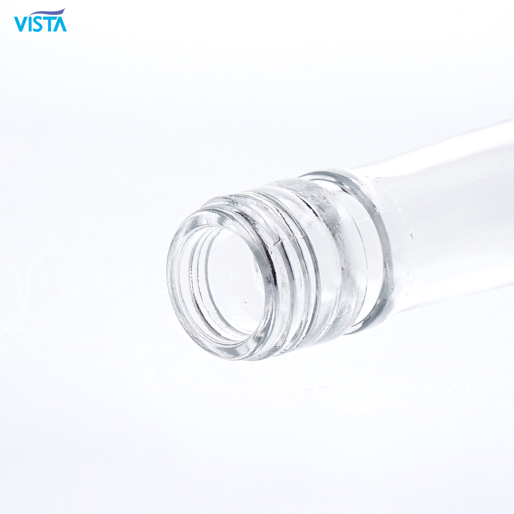 750ml square glass spirit bottle