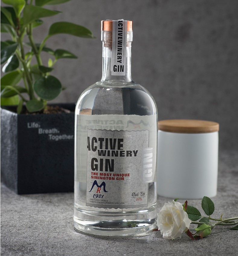 750ml vodka bottle wine liquor glass bottle 750ml gin bottles with cork