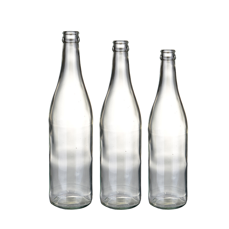 750ml vodka glass bottle