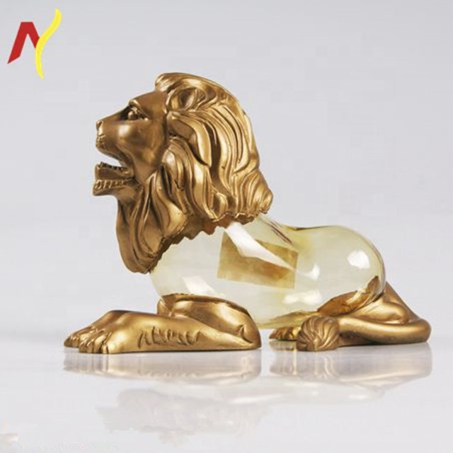 750ml wholesale lion shape glass vodka liquor bottles