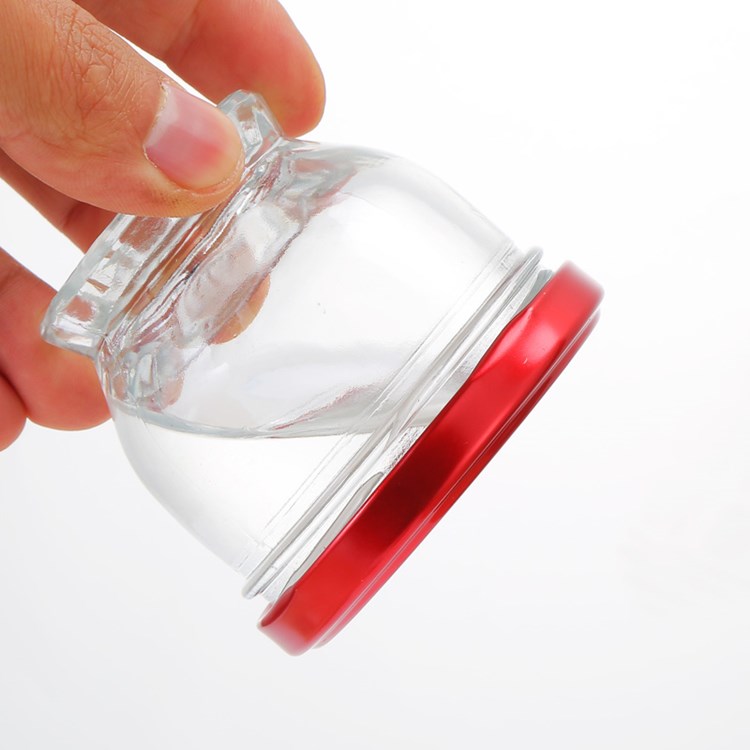 75ml 100ml small glass honey jar for bird's nest with screw lid