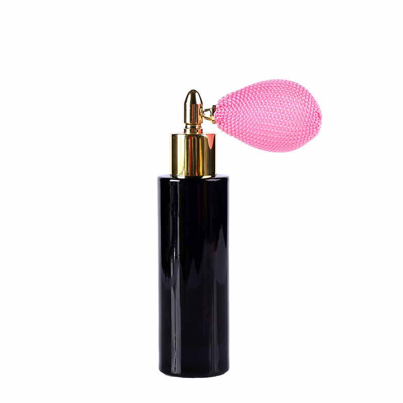 75ml Fancy different colors round vase shape perfume glass spray bottles manufacturer supplier