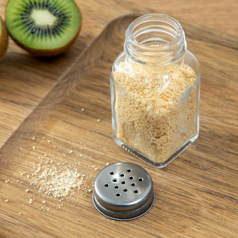 75ml Square clear glass spice seasoning bottle for pepper chili tuzluk with cap