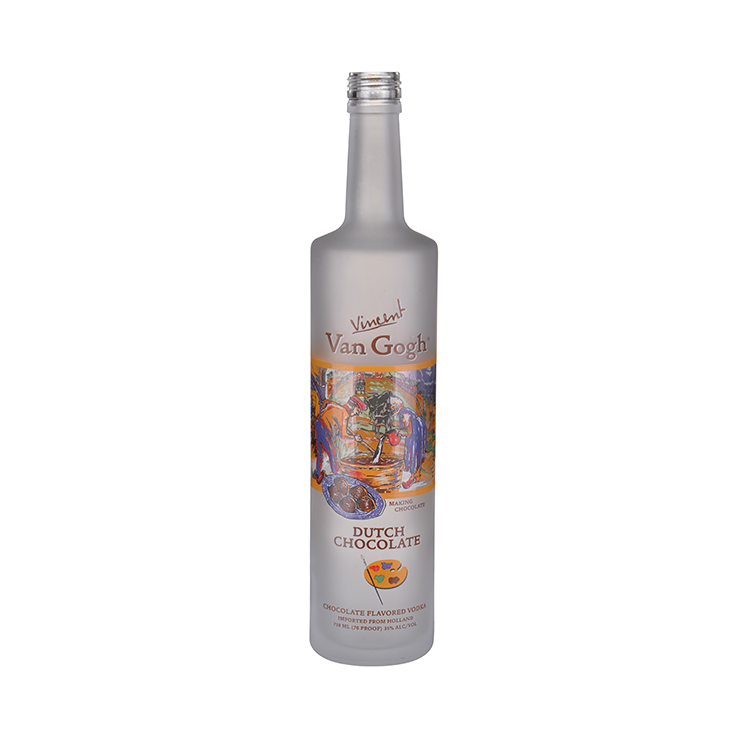 770ml frosted glass wine bottles spirit bottle unique glass jars