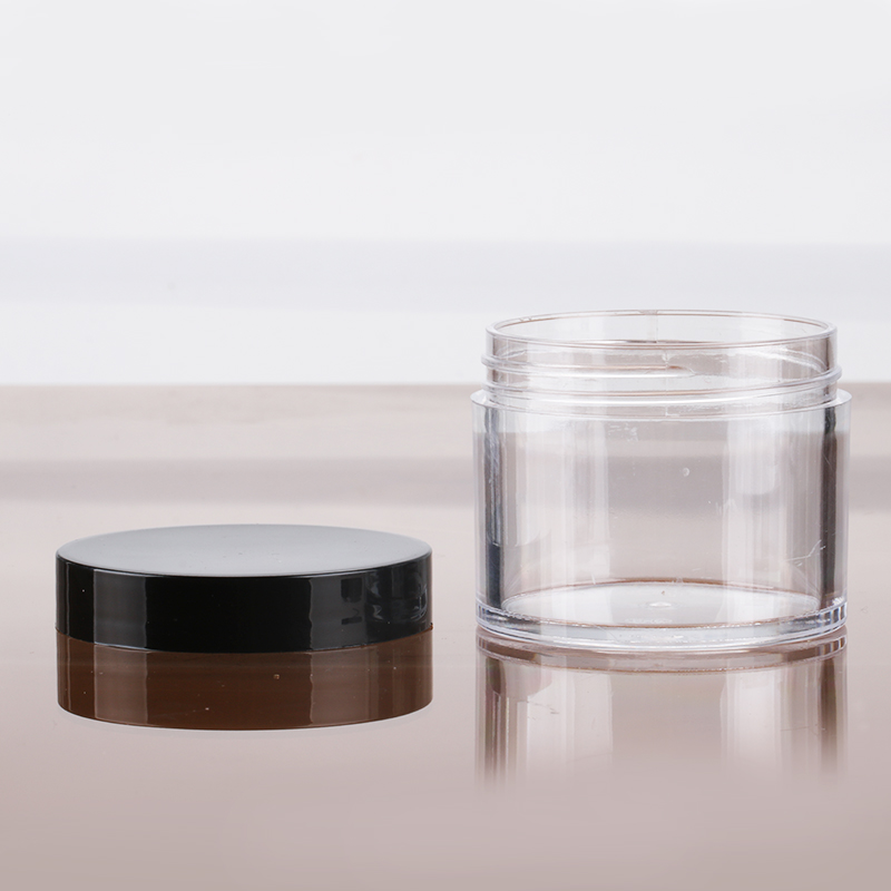 7G 10G 0.5OZ 1OZ 2OZ 4OZ 8OZ Clear Plastic Nail Glitter Container Custom Powder Nail Gel Jar