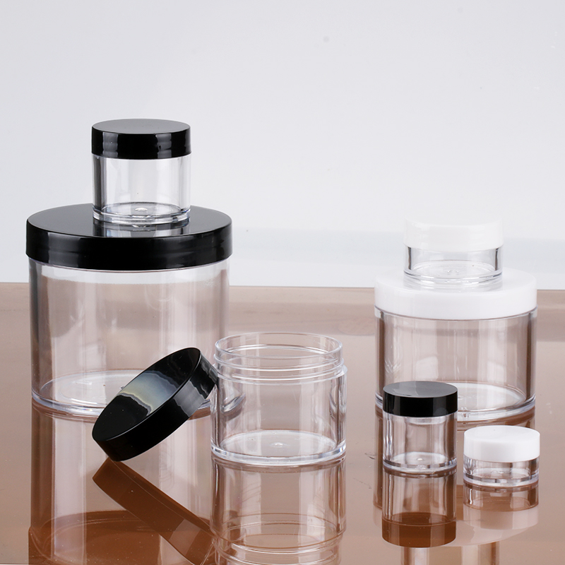 7G 10G 0.5OZ 1OZ 2OZ 4OZ 8OZ cosmetic plastic jar for nail powder custom made plastic jar for color gel