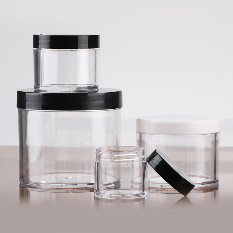 7G 10G 0.5OZ 1OZ 2OZ 4OZ 8OZ cosmetic plastic jar for nail powder custom made plastic jar for color gel