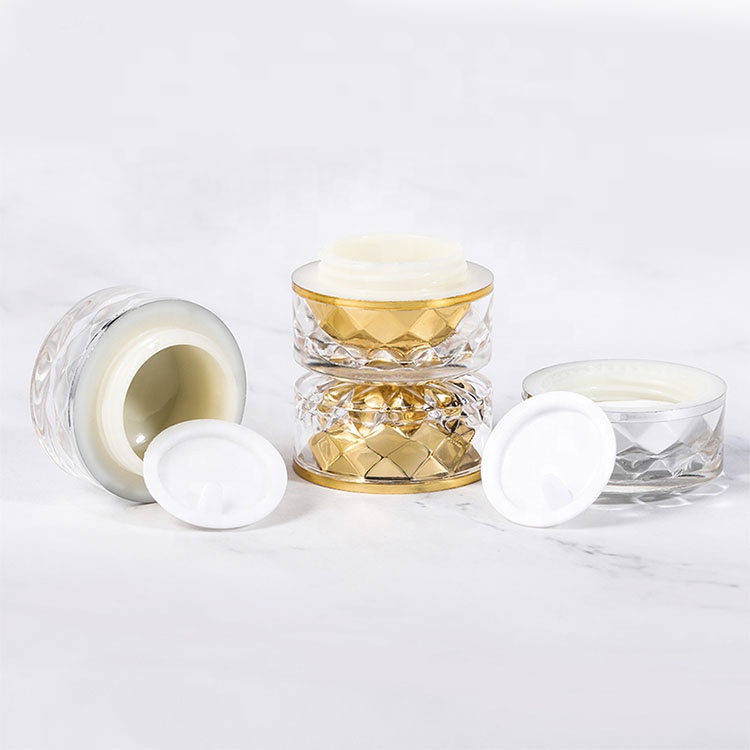 7g Empty Refillable Acrylic Cream Jars plastic container bottle