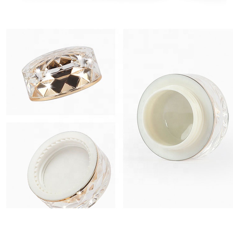 7g Empty Refillable Acrylic Cream Jars plastic container bottle