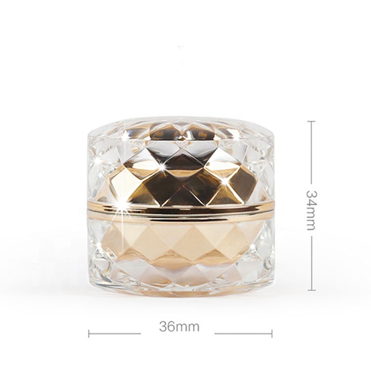 7g Empty Refillable Acrylic Cream Jars plastic container bottle