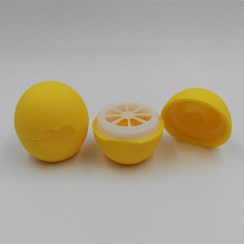 7g Matte Lipstick Container Round Plastic Lip Balm Tube Egg Shaped Lip Stick Case Cosmetic Lip Gloss Cases Lipstick Jar