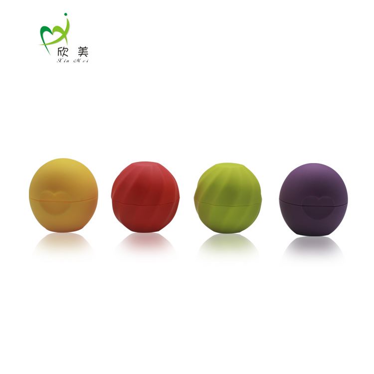 7g  round shape plastic round jar 1oz lip balm container