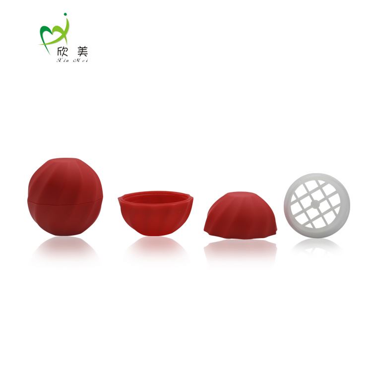 7g round shape plastic round jar 1oz lip balm container