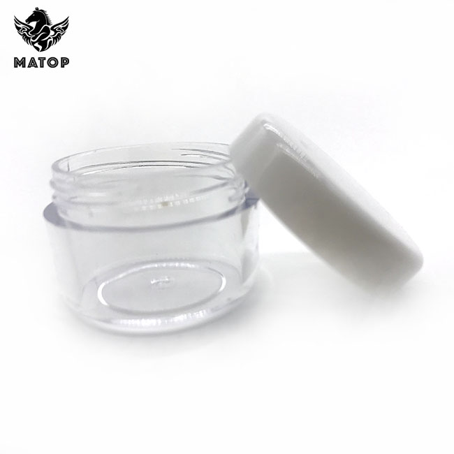 7ml 8ml Round plastic cream containers for makeup